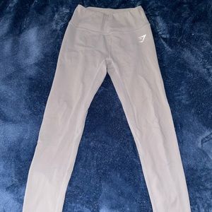Gymshark leggings, size XS, color is gray, dreamy collection